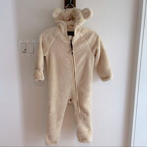 L.L BEAN Hi-Pile Fleece Bunting Suit 12-18MO
